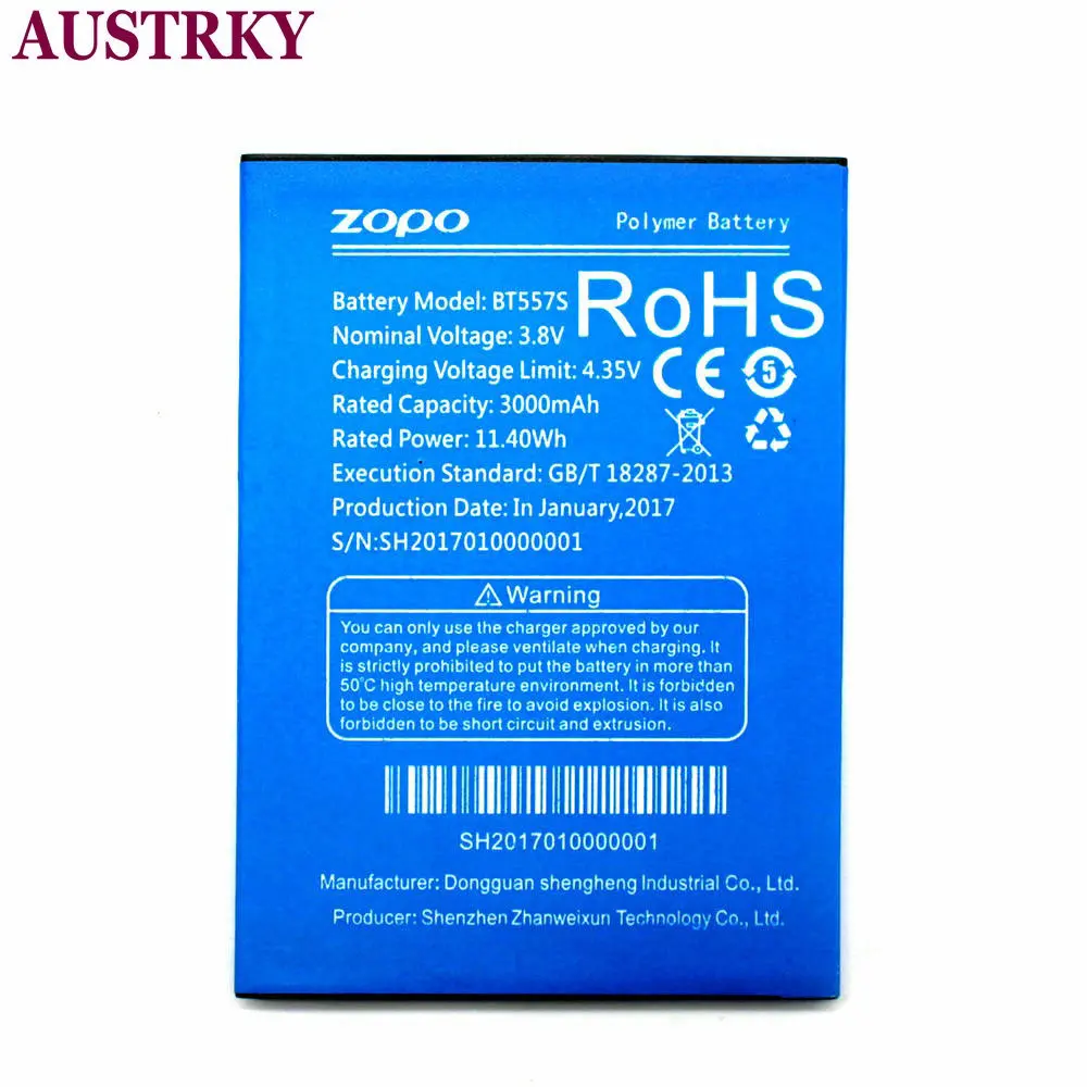Новый 1800mAh BT57S Аккумулятор для смартфонов ZOPO 6560 780 ZP780 ZP мобильный телефон