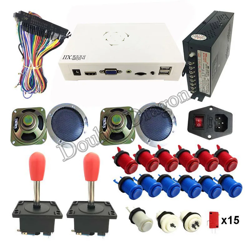 Аркадный Игровой Набор DIY Kit 3D Pandora 3188 в 1 для игры JAMMA board zippy джойстик HAPP Стиль Кнопка для аркадного видео GameMachine