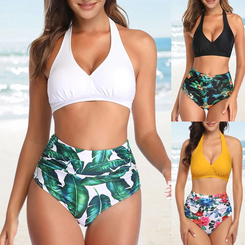 push up high waisted swimsuit