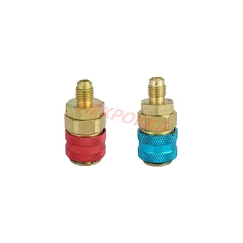 

R134a Refrigerant charging conversion quick connector,Quick connection filling R134A refrigerant,R134a Filling Configurator
