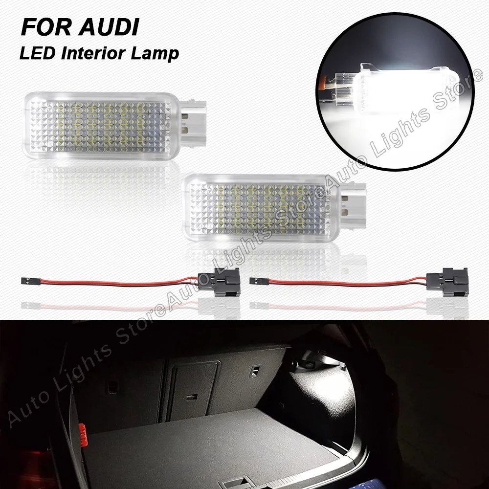 

2X LED Door Courtesy Footwell Glove Box Trunk Boot Luggage Lights For Audi A1 A3/S3 A4 S4 RS4 A5/S5 A6/S6 RS6 A7 A8 Q5 Q7 R8 TT