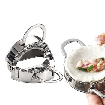 

Form Wrapper Presser Molds Cooking Pastry Cutter Kitchen Multifunction Stainless Steel Dumplings Cutter Dumpling Moulds Maker
