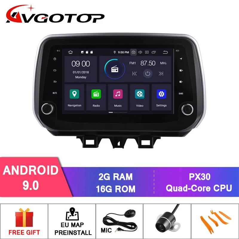 Sale AVGOTOP Android 9.0 4GB+64GB CAR DVD PLAYER for HYUNDAI SANTA FE / TUCSON 2018-2019 IPS HD Screen NAVIGATION 0 Sale AVGOTOP Android 9.0 4GB+64GB CAR DVD PLAYER for HYUNDAI SANTA FE / TUCSON 2018-2019 IPS HD Screen NAVIGATION 0