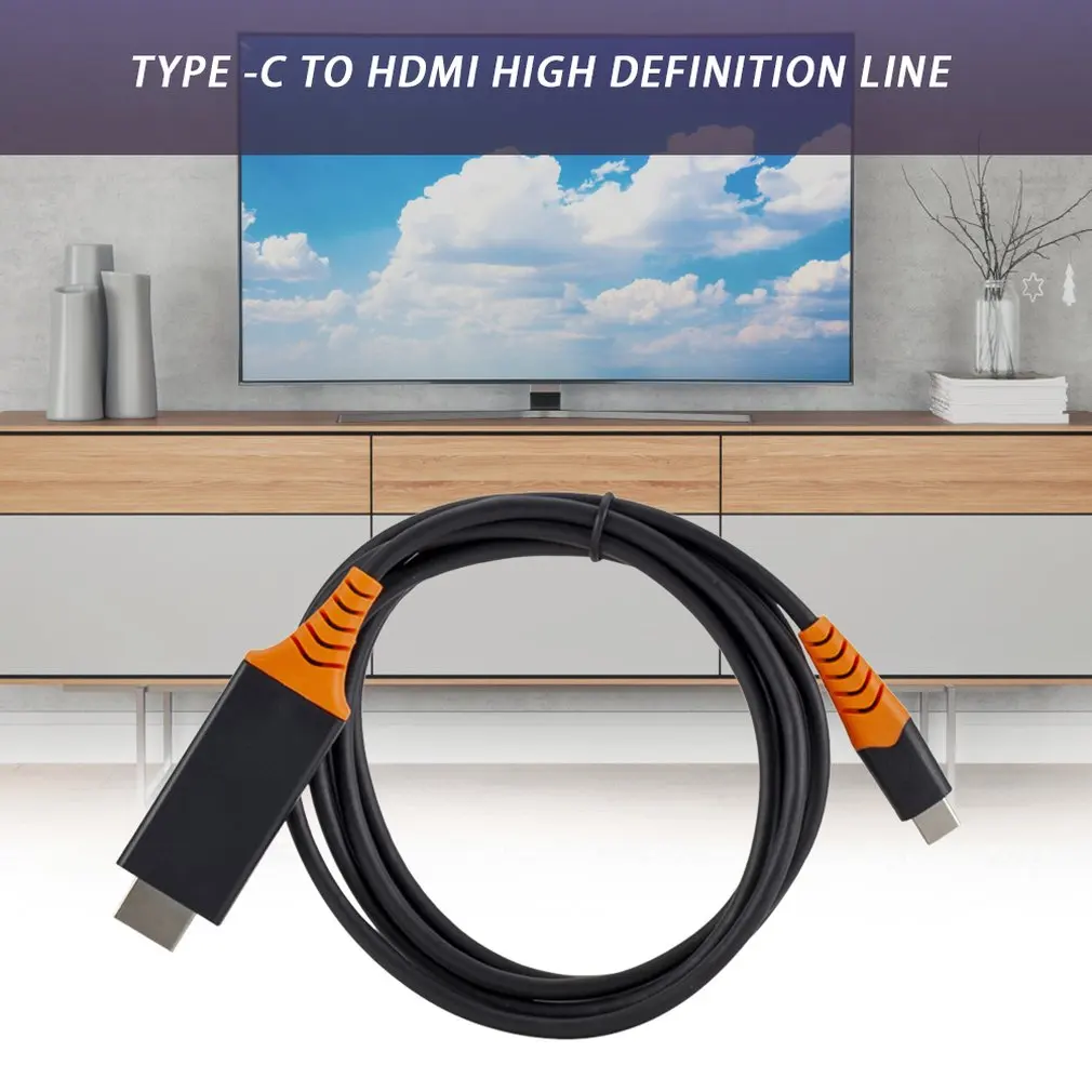 Type-C USB-C до 4K HDMI HD tv кабель адаптер для samsung Galaxy S10 Note 9 Mac HDMI HDTV AV кабель адаптер Поддержка 4K