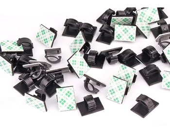 

30pcs Adhesive Cable Winder Drop Cable Holder Cord Management Car Cable Organizer Clips Car Interior Accessories Auto Parts