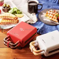 600W Electric Sandwich Maker Waffle Maker Toaster Baking Multifunction Breakfast Machine takoyaki Sandwichera 220V 1