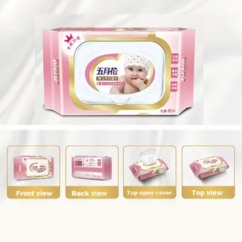 

80 Wipes/pack Wet Wipe Tissue Disposable Clean Hand Sterilizer Health Care Wipes Disinfectant Wipes