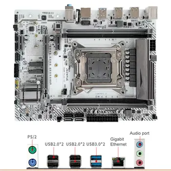 X99 główna płyta główna LGA 2011-3 z podwójnym M 2 wsparcie cztery kanały DDR4 ECC NON-ECC pamięci RAM E5 2678 V3 E5 2620 2650 V3 X99-K9 tanie i dobre opinie EDUP CN (pochodzenie) Kable PCI NONE X99Z