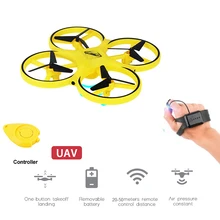 Интерактивный индукционный Дрон игрушки Квадрокоптер светодиодный свет RTF БПЛА самолет интеллектуальные часы дистанционное управление Дрон «НЛО» подарок для детей