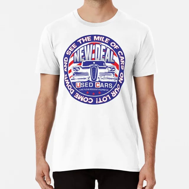 New Deal Used Cars T Shirt Used Cars New Deal New Deal Used Cars Kurt Russell Retro Robert Zemeckis Luke Fuchs 80s Comedy T Shirts Aliexpress