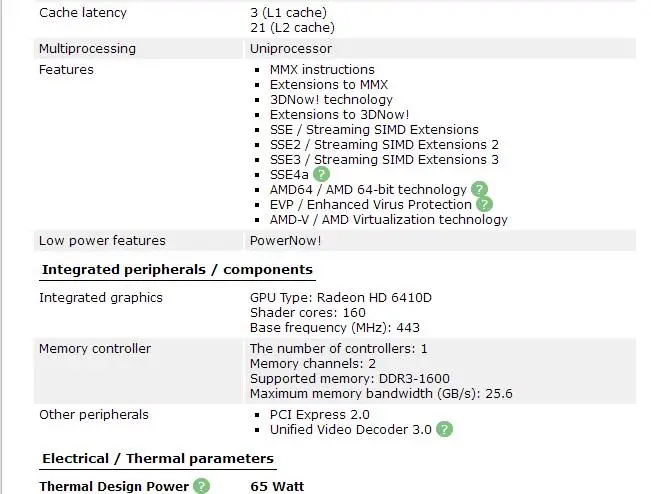 Пк AMD A4-Series A4-3300 A4 3300 двухъядерный процессор 65 Вт 2,5 ГГц работает правильно настольный процессор FM1