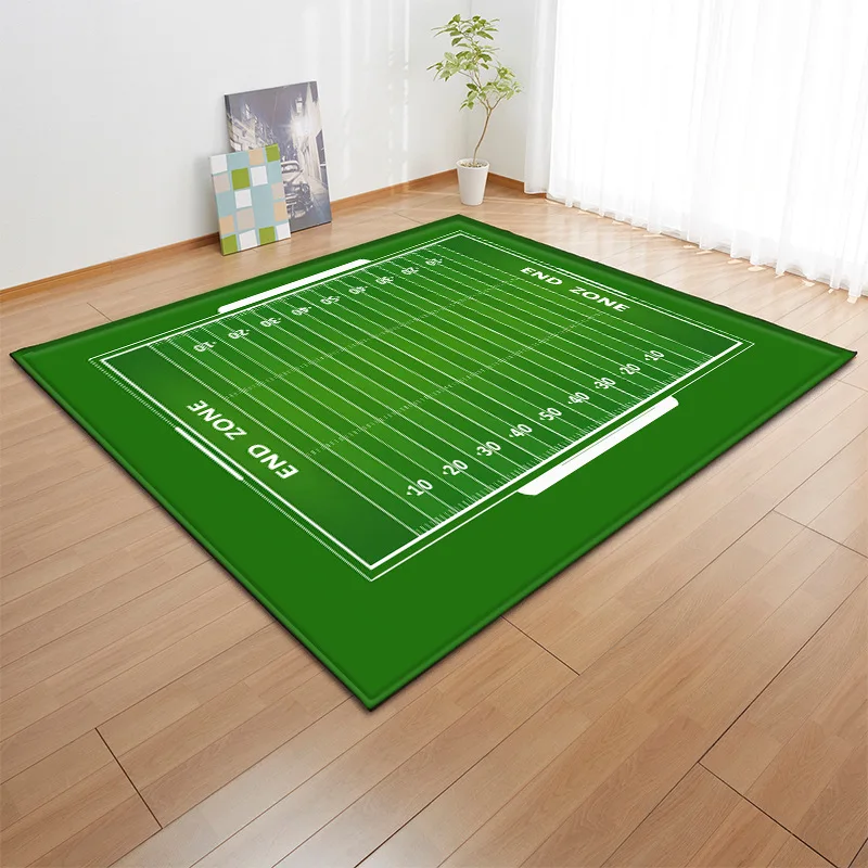 11 видов футбольного поля 3D печатных больших ковров футбол коврики для гостиной Детская Комната Шаг гостиной области коврик мягкий фланелевый