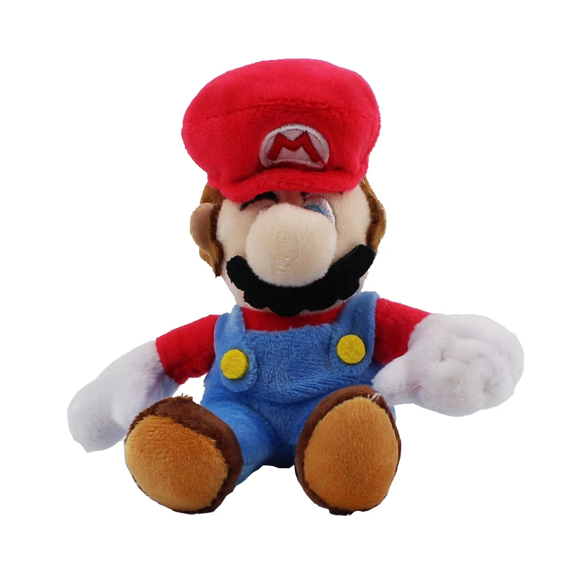 14cm mario keychain Супер Марио Йоши Гумба застенчивый парень Toadette Diddy Kong бомба Пиранья гриб Nabbit Koopa черепаха гусеница осьминог плюшевые игрушки - Цвет: 14cm mario keychain