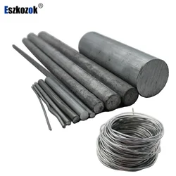 Électrode en Zinc pur Zn, 0.6 55mm, barre ronde solide, fil métallique, galvanoplastie 
