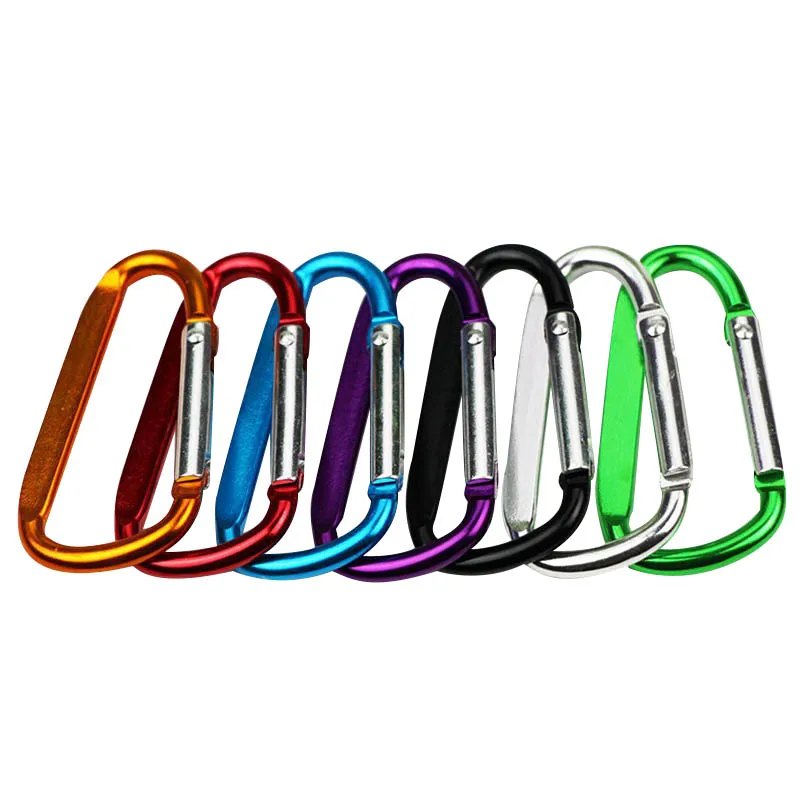 

Carabiner Climbing D Shape Bottle Buckles Alloy Aluminum Outdoor Mountaineering Quickdraw High QualityMultifunctional Key Chain