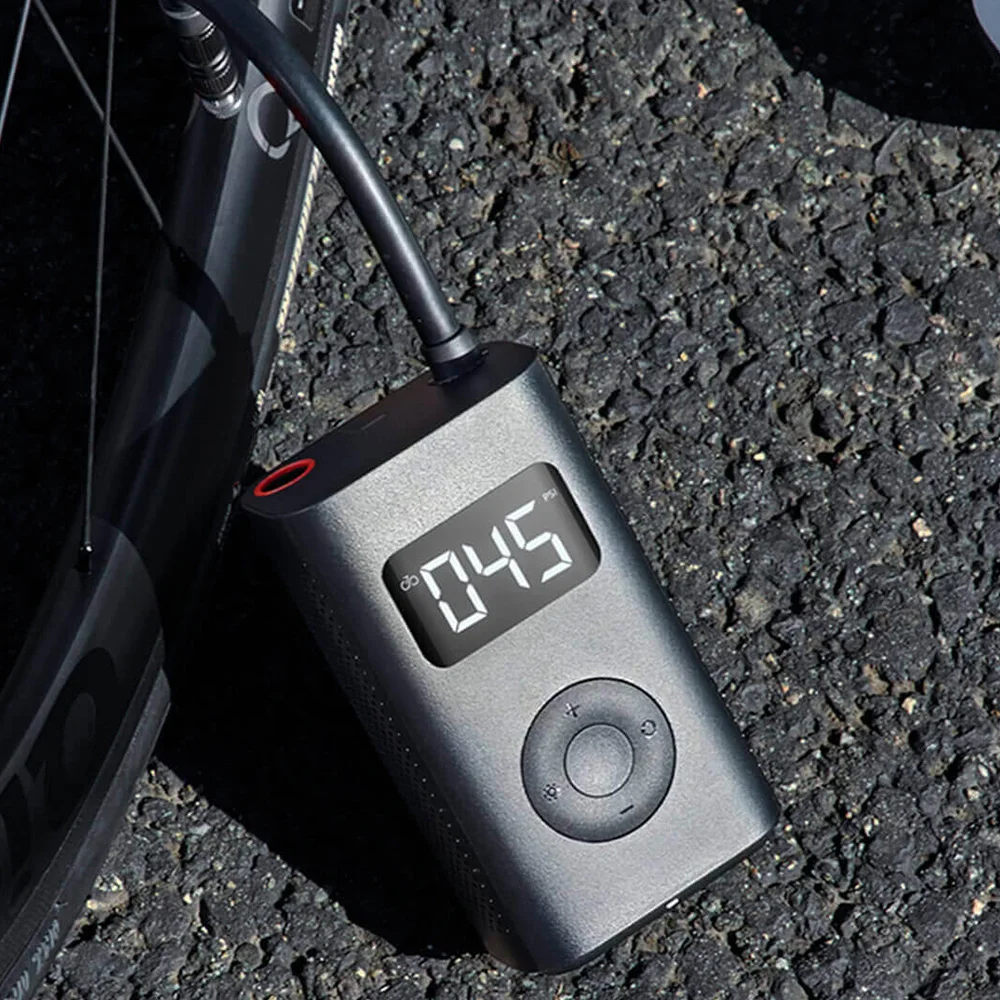  Xiaomi Mi Mijia Portable Smart Digital Tire Pressure Detection Electric Inflator Pump For Bike Moto