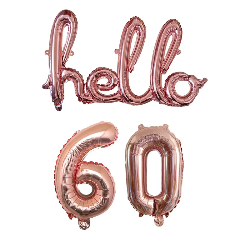 Rose Gold Milestone Celebration Balloons: Elegant Party Decor