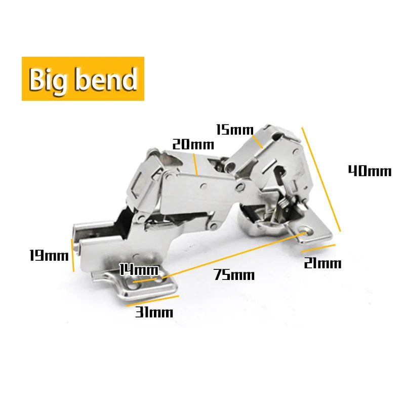 

Tool Door Hinge 165 Degree Adjustable Cabinet Cupboard Hardware Repair