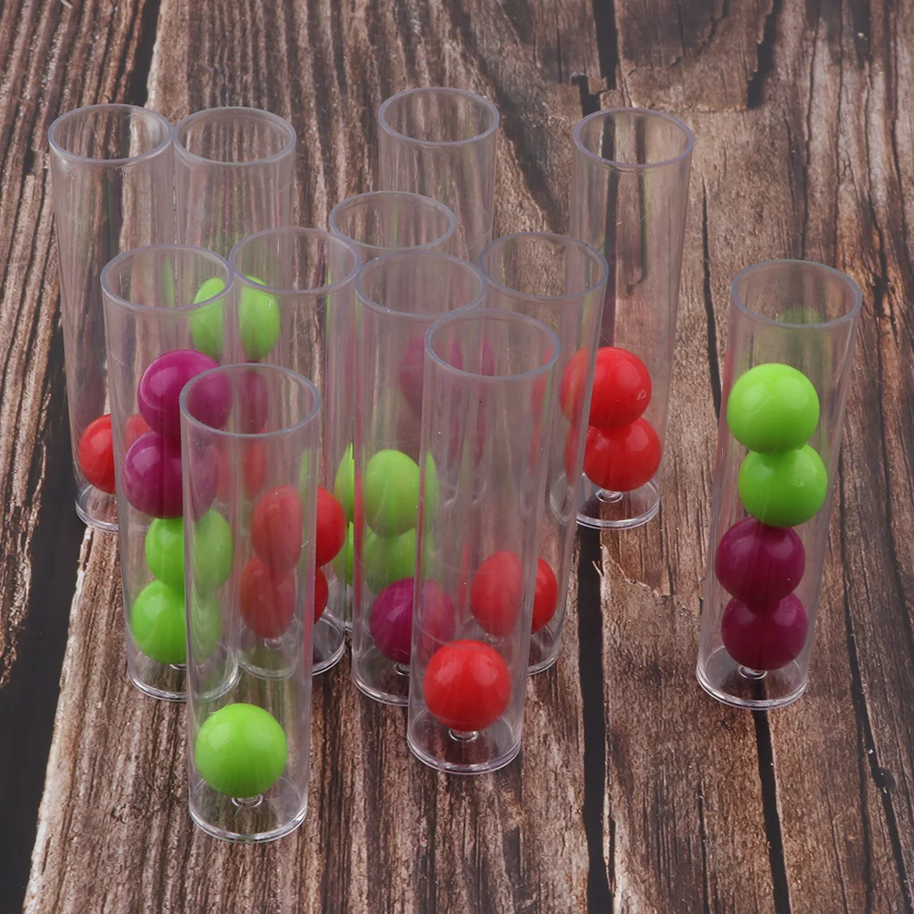 Kids Children Intellectual Pick Up Cards and Remove Balls into Tubes Developmental Toy, Fine Motor Skills