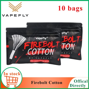 

NEW Electronic cigarette Cotton Vapefly Firebolt Cotton Vape Cotton for RDA RTA Coil Wick vaporizer Pre-loaded organic Cotton