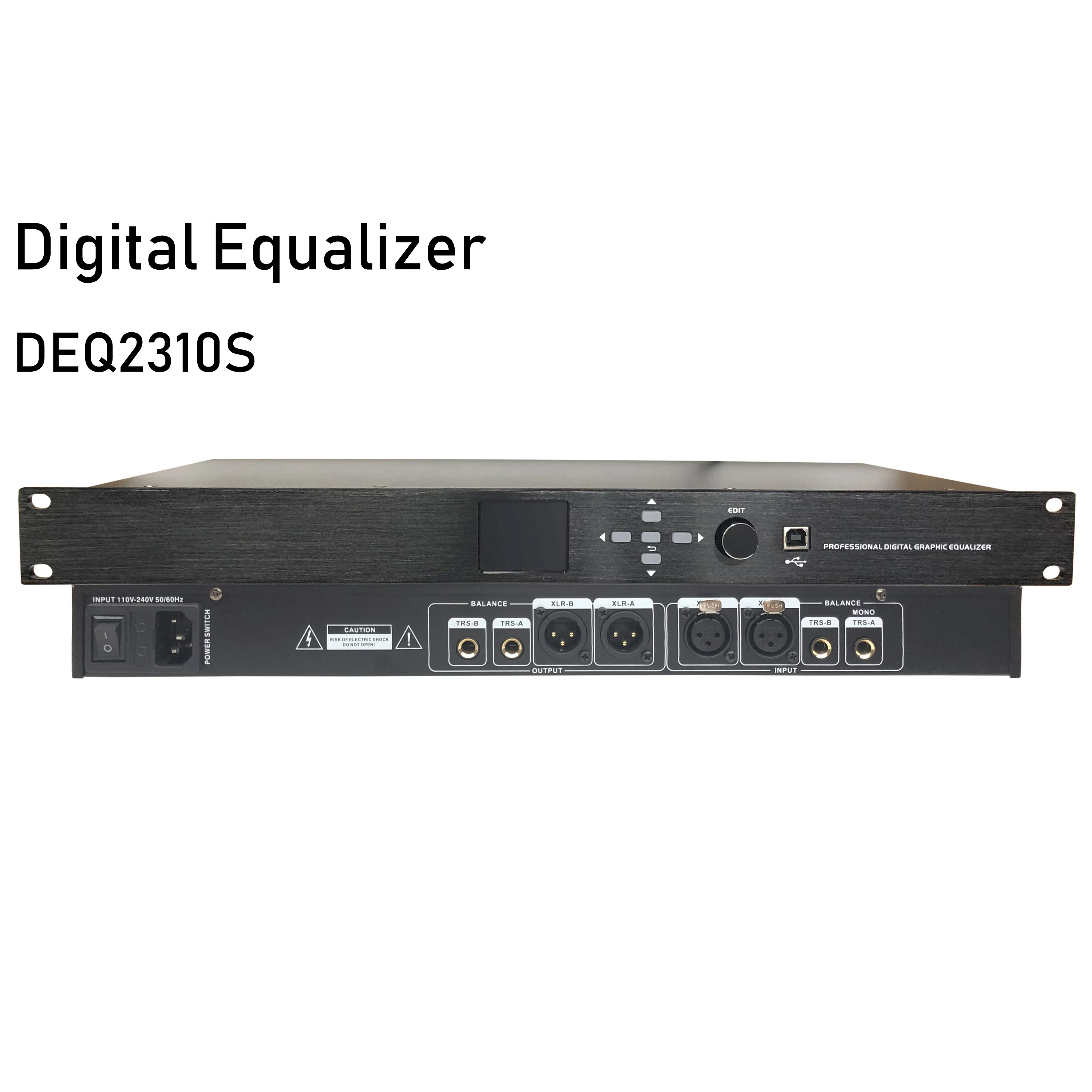 Leicozic DEQ 2310S цифровой эквалайзер Двойной 31 полоса ПК программное обеспечение