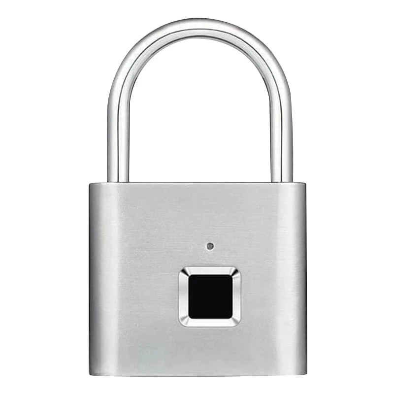 

Waterproof Fingerprint Smart Lock Keyless Padlock for Door Box Bag USB Charging Lock BJStore