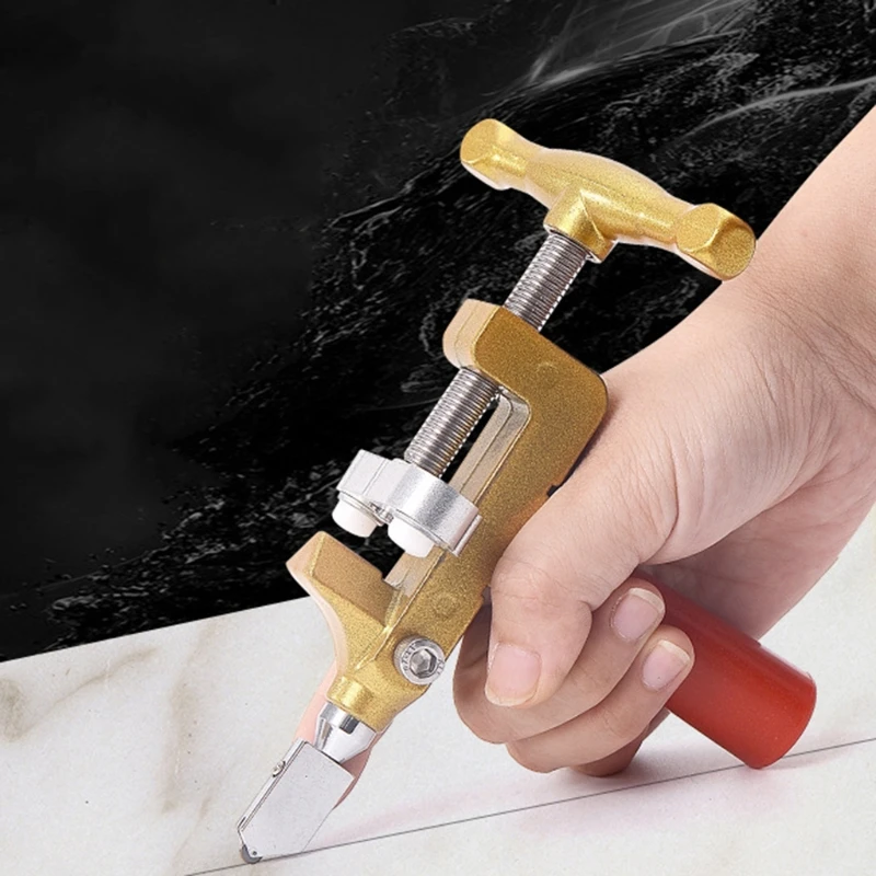 

Manual Tile Cutte Tile Cutter Tool Glass Opener with 2 In1 Handheld Tile Opener for Mirror Window Ceramic Glazed Tile