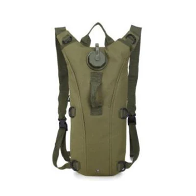 Army green Новое поступление, открытый камуфляжный рюкзак для воды, тактическая водонепроницаемая сумка с 2.5L мочевым пузырем для пеших прогулок, скалолазания, верховой езды, 7 цветов - Цвет: Army green