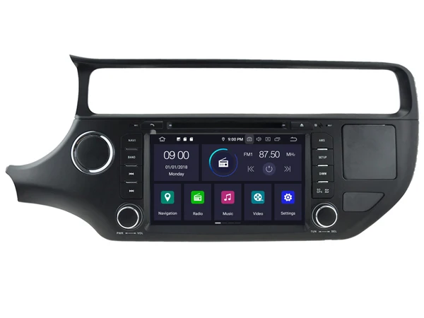 RUISO 4g+ 64g 8-Core dvd-плеер для автомобиля Android 9,0 для KIA RIO автомобильный мультимедийный DVD Авто Радио Стерео 1080P GPS wi-fi DVR dab obd ips