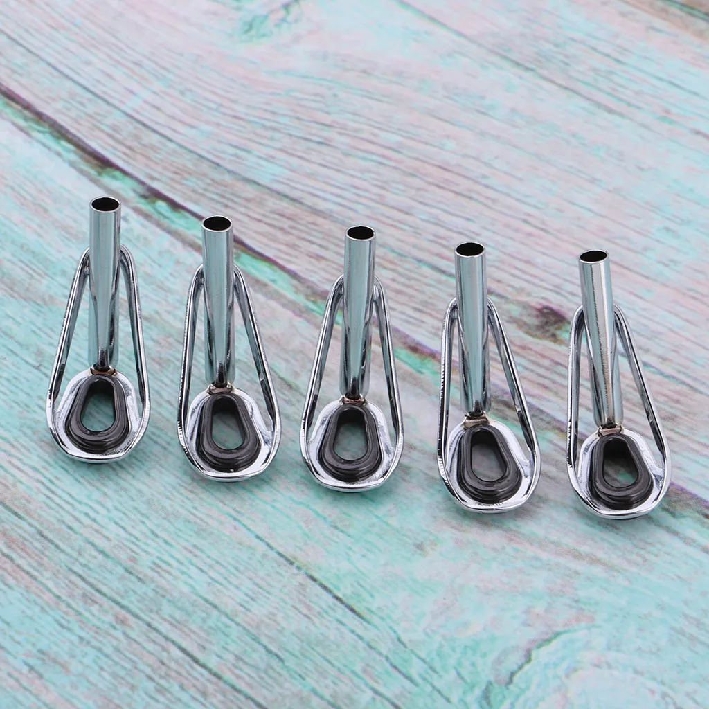 5X Useful 26mm Fishing Rod Guides Tip Top Eye Line Rings Building Repair Kit