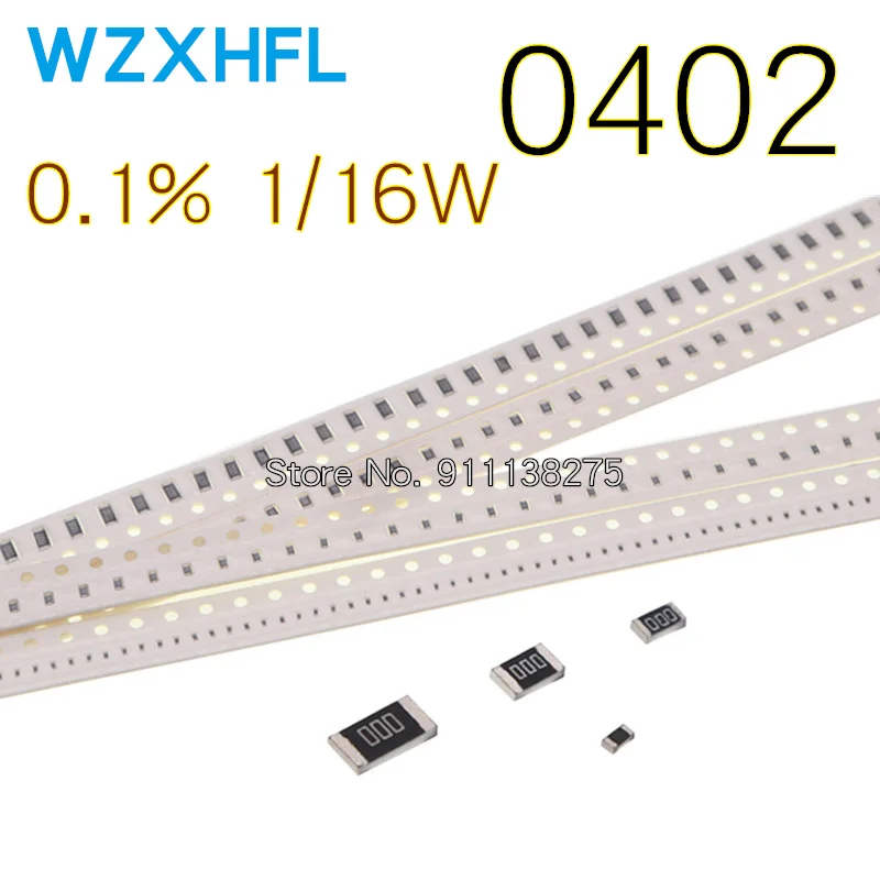 

Высокоточные резисторы 0402 0.1% 0,001 1/16 Вт 25PPM 32,4kr ~ 1MR 30K 56K 68K 147K 316K 680K миллилеристные Ом Ω 50 шт./лот