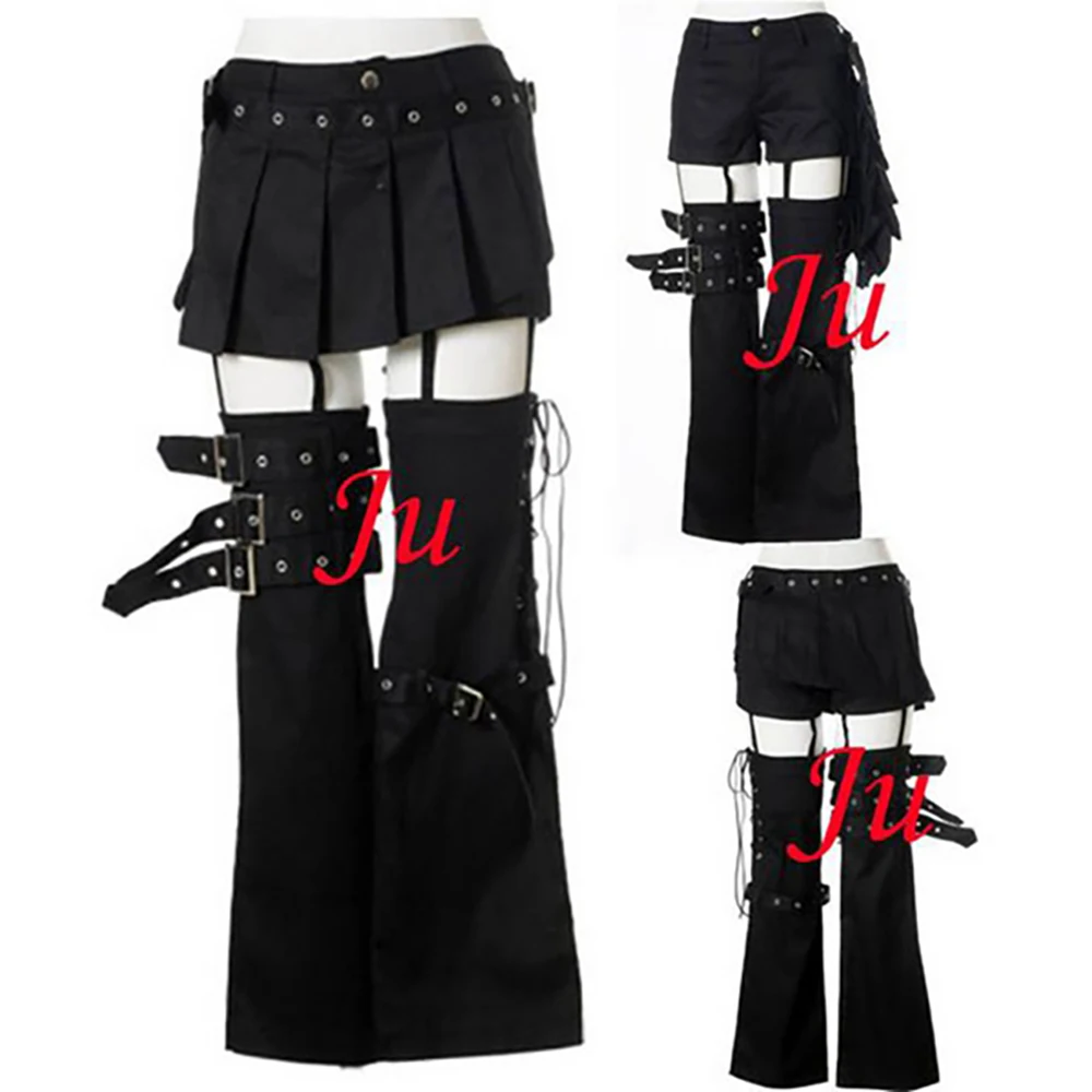 Fondcosplay Celana Rok Katun Hitam Mode 