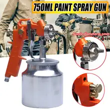 Краскораспылитель домашний электрический Краскораспылитель 1,5 мм легкое регулируемое сопло 750 мл распылитель рисунок пистолета пистолет для декорирования краски