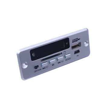 

Bluetooth5.0 MP3 Decoding 5V 12V Board Module Wireless Car USB MP3 Player TF Card Slot / USB / FM / Remote Decoding Board