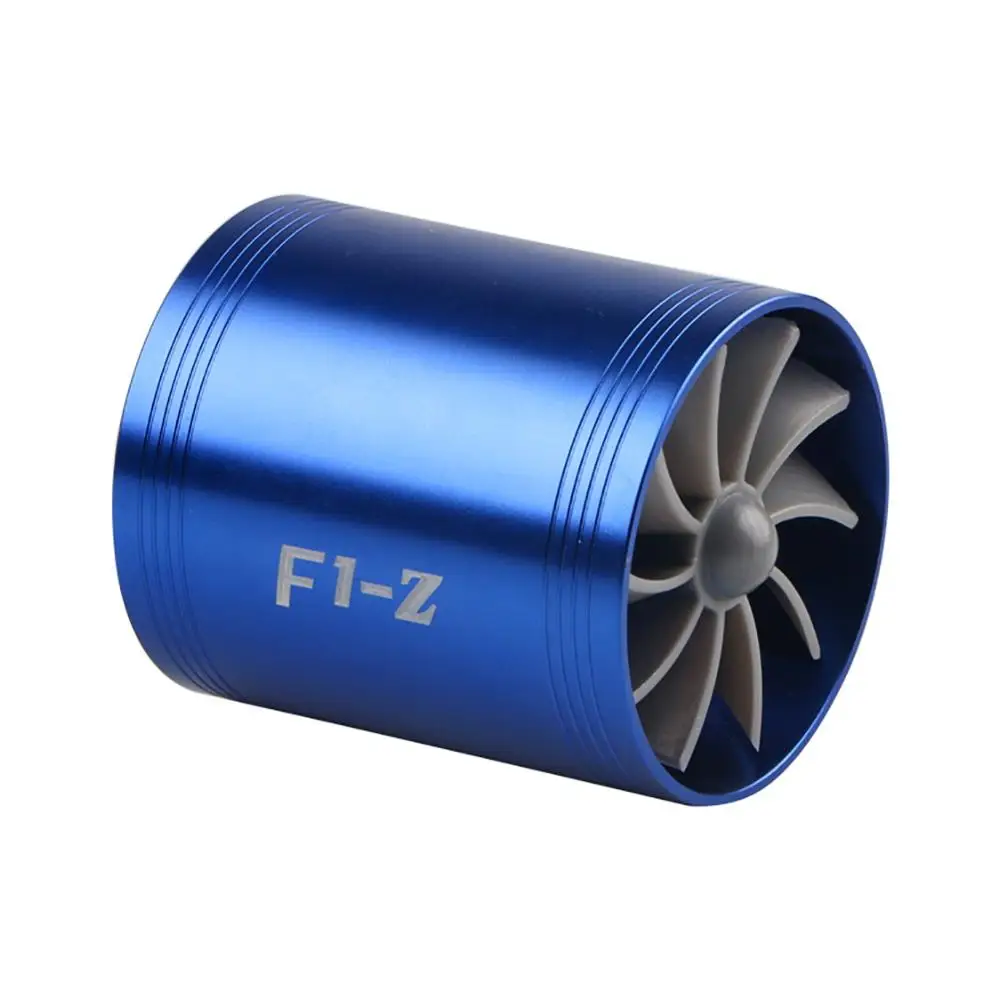 Универсальное автомобильное турбинное супер зарядное устройство и 3 резиновых крышки 3000 об/мин F1-Z двойное турбозарядное устройство воздушный фильтр Впускной вентилятор экономайзер газового топлива Комплект