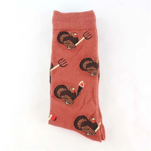 Cartoon Cotton Sock Men Fashion Retro Painting Clown Monkey Skull Cat Print Mid Mens Socks New Arrival Novelty Funny Crazy Sock SK119-8