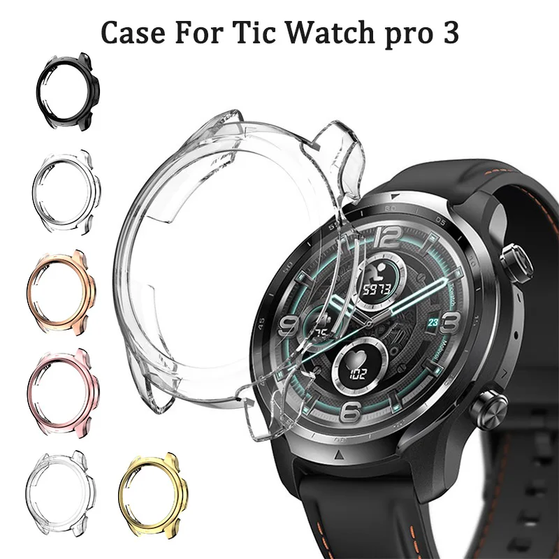 Чехол для часов Ticwatch Pro 3 Ultra GPS pro3 силиконовый чехол смарт-часов Lite мягкий с рамкой