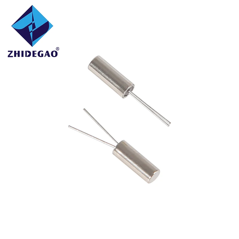 32.768KHz Frequency Resonator Oscillator Quartz Crystal Cylender 3*8mm 10pcs