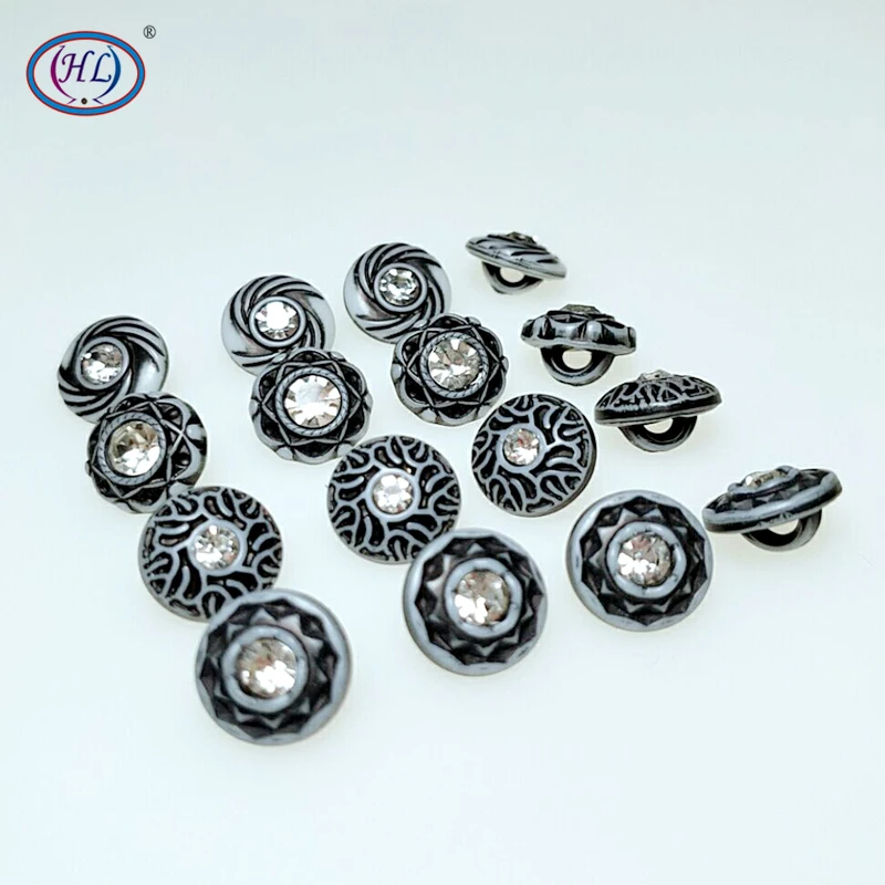 HL 50/150 шт 12 мм новые кнопки из смолы хвостовик с Стразы DIY Швейные аксессуары для