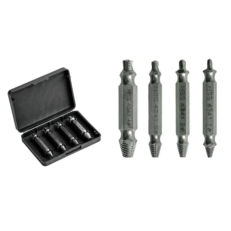 

GTBL Damaged Screw Extractor Set, Stripped Screw Extractor Tool, Broken Bolt Remover Kit to Remove Stripped, Damaged Screws with