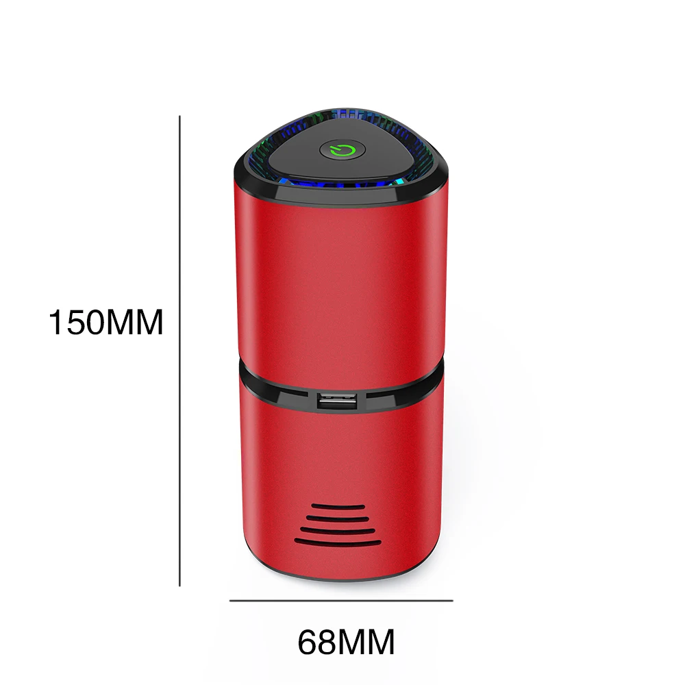 Auto Air Purifier Aroma Diffuser Humidifier Air Purifier Portable Universal Ionic Cleaner USB for Oxygen Bar Anion Home Car