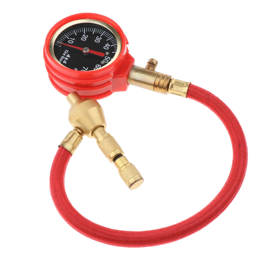 Tyre Deflator Air Deflators 0-70 PSI With Pointer Pressure Gauge Valve Tool
