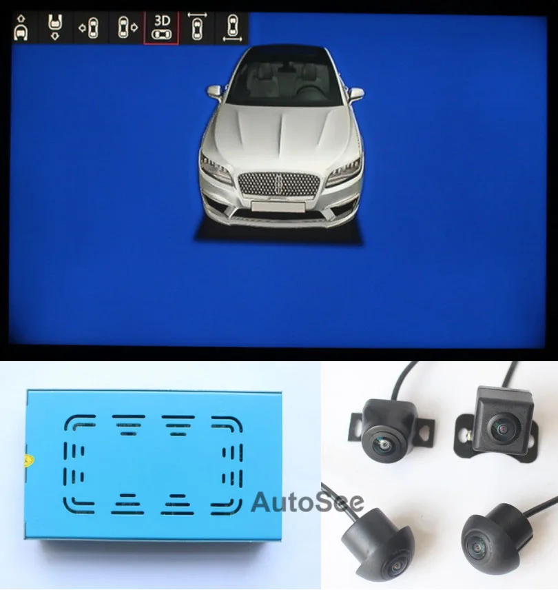 for Lincoln 3D 360 degree Car birds eye SVM surround