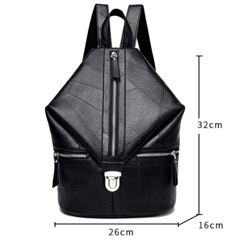 Винтажный женский рюкзак 2020 Молодежные кожаные рюкзаки высокого качества для