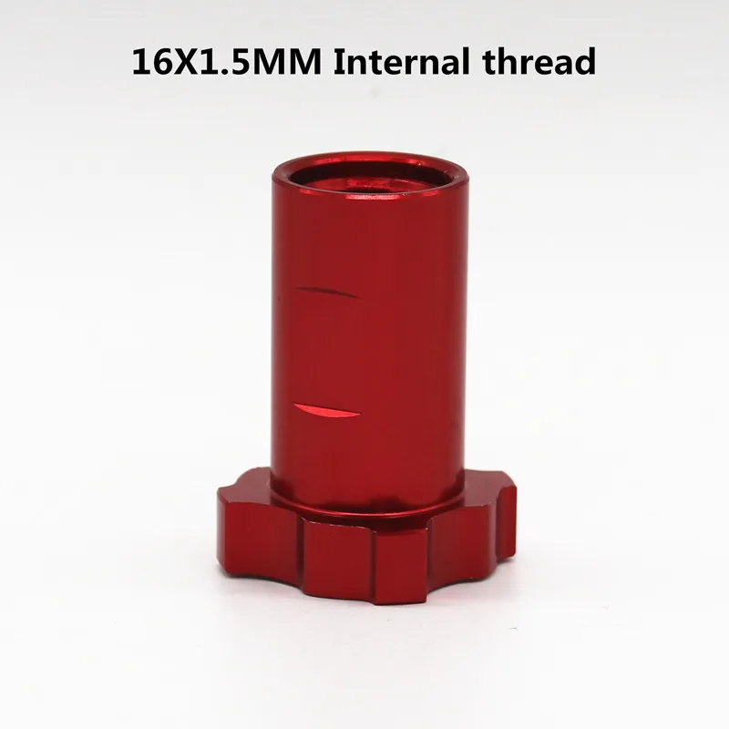 Outlet Red Spray Gun Connector Adapter Spray Gun Cup Adapter For Disposable Measuring Cup 16X1.5 14X1 Adapte