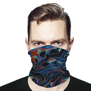 

Camouflage Gradient Stitching Pattern Printing Outdoor Cycling Mask Cloth Mouth Cover Washable Reuseable mondmaskers masques