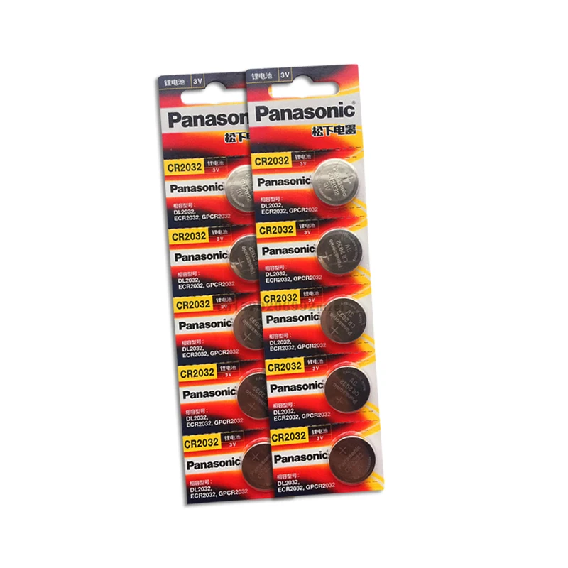 1 шт. бренд Новая батарея для цифрового фотоаппарата PANASONIC cr2032 3v кнопочная ячейка батарейки-таблетки для мобильного часо-компьютер cr 2032