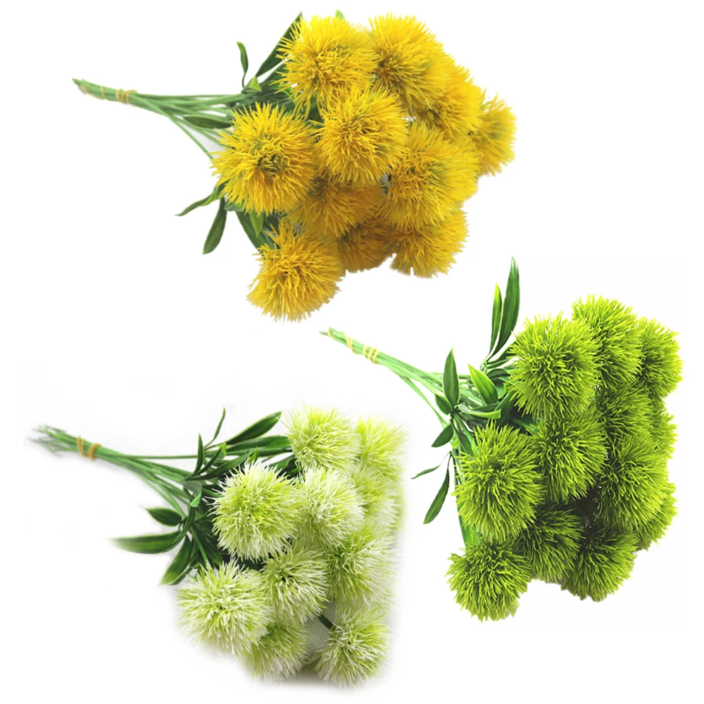 26 см искусственные растения искусственные цветы Одуванчик пластиковые искусственные цветы желтые для садоводства дома гостиной украшения стола
