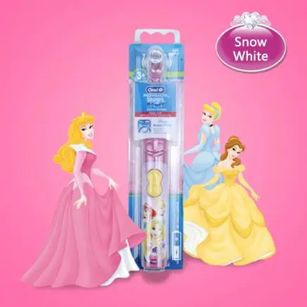 Style1 OralB, Детская электрическая зубная щетка, мультяшная, для здоровья полости рта, Мягкая зубная щетка, для ухода за деснами, вращающаяся, жизненная, для детей, на батарейках - Цвет: Style1