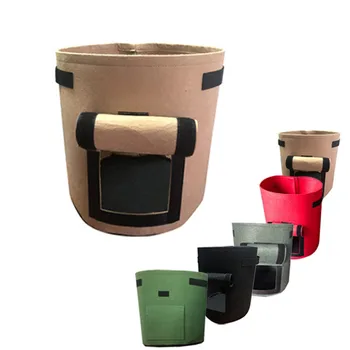 

Plant Growing Bags home garden Potato pot greenhouse Vegetable Growing Bags Moisturizing jardin Vertical Garden Bag seedling